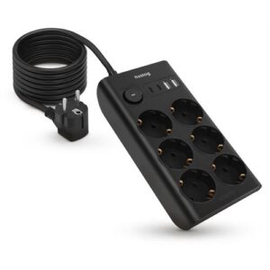 BASE HUSLOG 6T-USB(2A+ 2C)1,5M-HUS1052