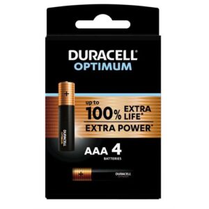 PILHA DURACEL.    -OPTIMUM AAA(LR03)K4