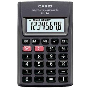 CALCULADORA CASIO BOLSO -HL4A