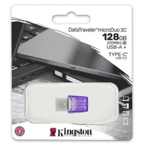 PEN KINGSTO.USB-A+ USB-C-DTDUO3CG3/128G